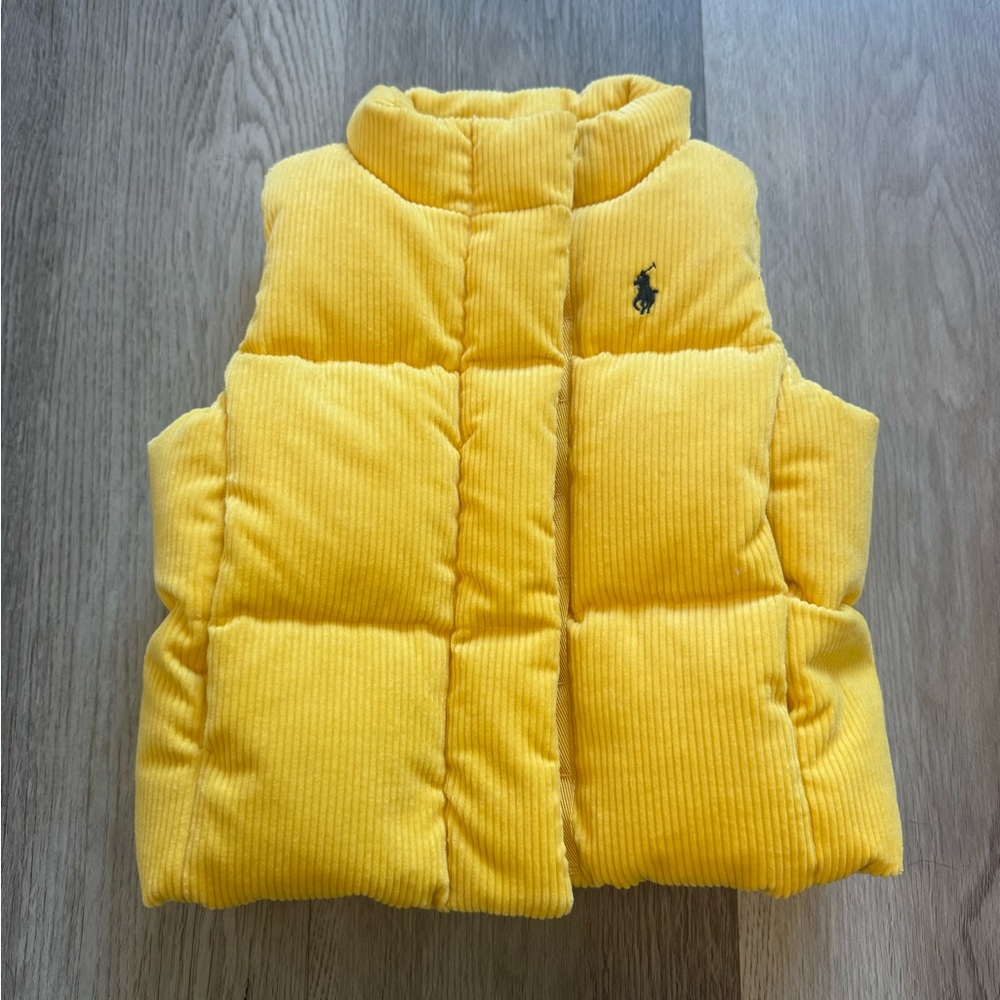 Ralph Lauren Toddler Yellow Puffer Vest
